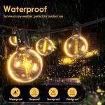 60ft LED Festoon String Lights for Outdoor Fun