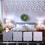 CCILAND 14M LED Icicle Outdoor String Lights