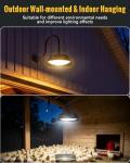 Bright Solar Shed Lights with Dual Installation Options