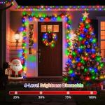 1400 LED Outdoor Multicolored Christmas String Lights