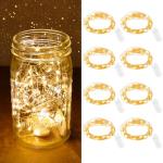 8 Pack Battery Operated LED Fairy Lights