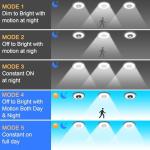 Solar Pendant Light with Motion Sensor and Remote