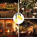 Waterproof 200 LED Globe String Lights - 23M