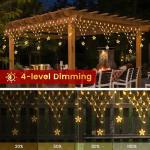 4M Net Lights With Remote for Outdoor Decor