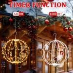 Yowin 30CM 200 LED Hanging Christmas Ball Lights