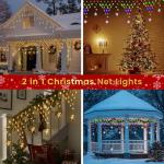 4M Net Lights With Remote for Outdoor Decor