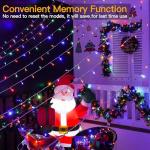 20m Waterproof LED Outdoor Fairy Lights with Remote