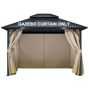 COWVIE 12' x 14' Gazebo Replacement Curtains