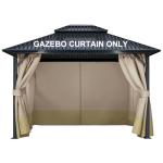 COWVIE 12' x 14' Gazebo Replacement Curtains