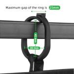 Hiviva 10x20 FT Grey Mosquito Netting for Outdoors