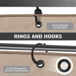 COWVIE 12' x 14' Gazebo Replacement Curtains