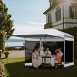 10' x 10' Pop-Up Tent Mesh Sidewalls