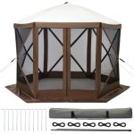 12x12FT Portable Gazebo Tent with Mosquito Netting