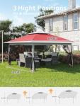 OUTGOODS 13x13ft Pop Up Gazebo with Mosquito Net