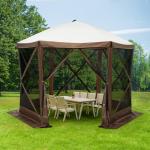 12x12FT Portable Gazebo Tent with Mosquito Netting