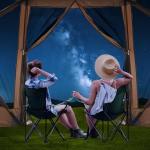 12x12FT Portable Gazebo Tent with Mosquito Netting