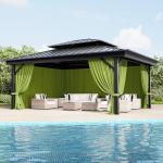 Universal Outdoor Gazebo Curtain Replacement - 4 Panels