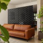 Freestanding Metal Garden Privacy Screen Divider