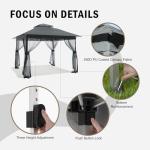 10x10 Instant Canopy Gazebo with Mosquito Netting