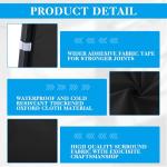 Vincreem Outdoor Canopy Half Wall Panel Set