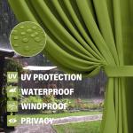 Universal Outdoor Gazebo Curtain Replacement - 4 Panels