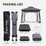 10x10 Instant Canopy Gazebo with Mosquito Netting