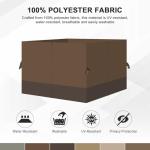 Aoodor 10x13 ft Gazebo Curtain Set, 4 Panels