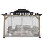 Aoodor 12x14 ft Gazebo Mosquito Netting Set