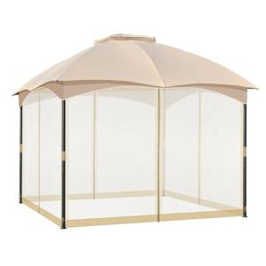 COWVIE Universal Gazebo Mosquito Netting 3m x 3m