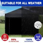 Pack of 3 Waterproof Gazebo Side Walls