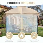 COWVIE Universal Gazebo Mosquito Netting 3m x 3m