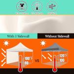 AEVNE Waterproof Sidewalls for 10x10 Canopy Tent