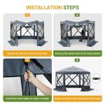 GarveeLife 10x10 Ft Pop Up Gazebo with Netting