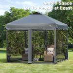 10x10 Outdoor Gazebo with Mosquito Netting