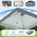 10x10 Outdoor Gazebo with Mosquito Netting