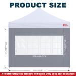 Grey Sidewall Panels for 3x3M Gazebo Tent