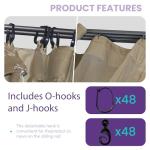 10x10 Gazebo Mesh Walls with Curtain Rings