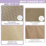 10x10 Gazebo Mesh Walls with Curtain Rings