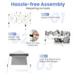 TANGZON 2.1M Outdoor Pop-up Gazebo Canopy