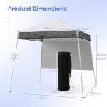 TANGZON 2.1M Outdoor Pop-up Gazebo Canopy
