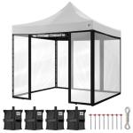 Gorilla Gazebo Pop-Up 3x3m Waterproof Canopy with Sides