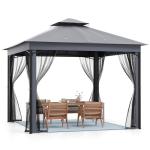 COSTWAY Heavy Duty Outdoor Garden Gazebo Tent