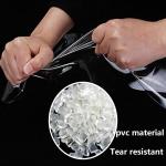 Transparent Heavy Duty Outdoor Curtains with Zip Door