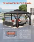 VEVOR Replacement Netting for 12x12 Gazebos