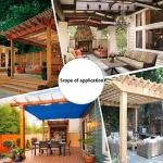 Transparent Heavy Duty Outdoor Curtains with Zip Door