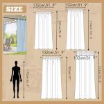 Waterproof Outdoor Gazebo Curtains for Privacy