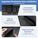 COSTWAY Heavy Duty Outdoor Garden Gazebo Tent