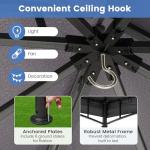 COSTWAY Heavy Duty Outdoor Garden Gazebo Tent