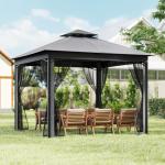 COSTWAY Heavy Duty Outdoor Garden Gazebo Tent