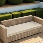 Custom Waterproof Bench Cushion for Indoor/Outdoor Use